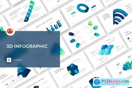 3D Infographic PowerPoint Template