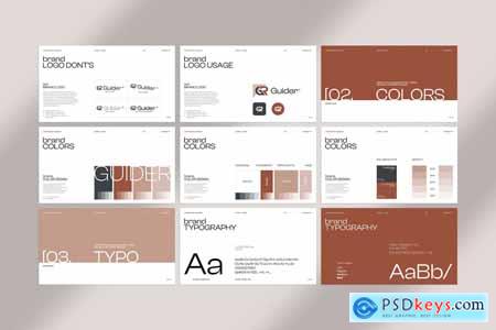 Guider Brand Guidelines Presentation Template