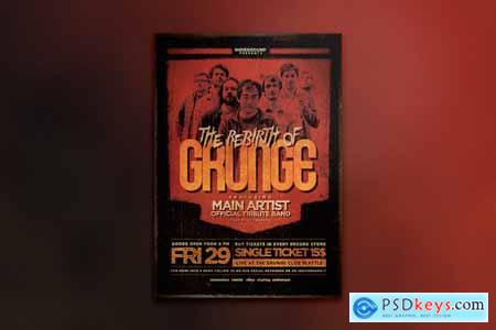 Grunge Flyer Poster Vol. 4