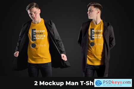 2 Mockups T-Shirts on the Man