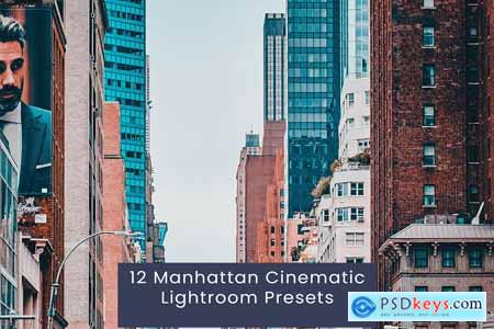 12 Manhattan Cinematic Lightroom Presets