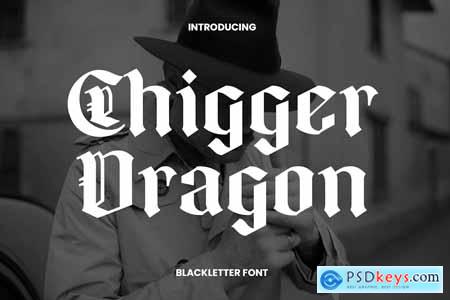 Chigger Dragon Blackletter Font