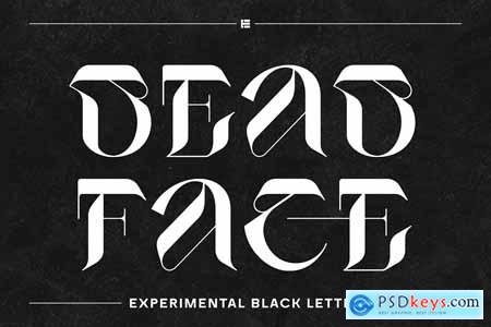 Dead Face Black Letter