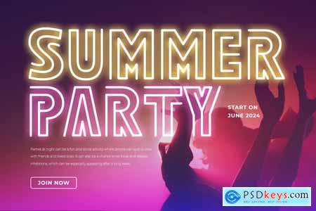 Clubing - Neon Light Party Font