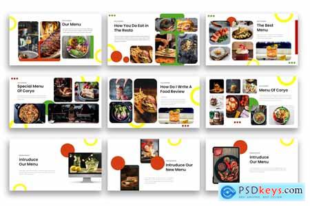 Coryo-Food PowerPoint Template