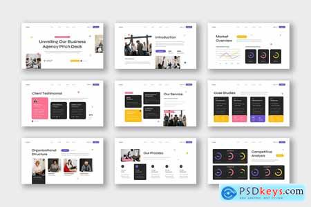 White Pink Modern Business Agency Pitch Deck 001