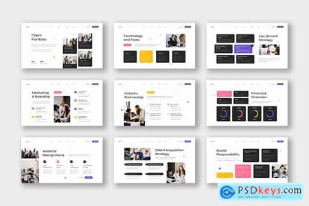 White Pink Modern Business Agency Pitch Deck 001