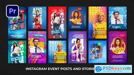 Instagram Event Posts and Stories. Vol 1 Premiere Pro 41552621