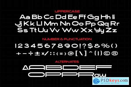 Bohme Expanded - Display Sans Serif Font