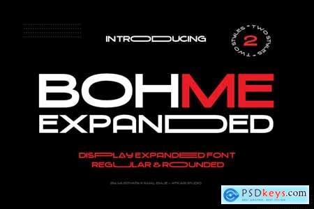 Bohme Expanded - Display Sans Serif Font