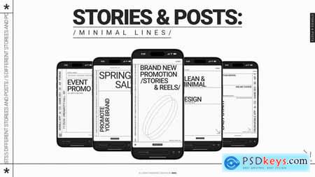 Stories & Posts Minimal Lines (MoGRT) 51389136