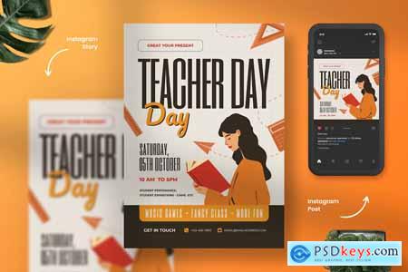 World Teacher's Day Event Flyer