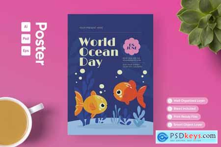 World Ocean Day - Poster