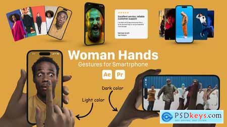 Woman Hand Gestures for Smartphones 51625998