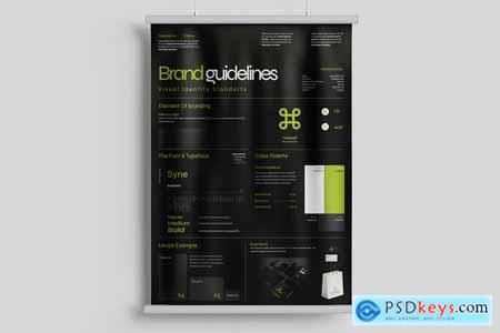 Brand Guidelines Poster Template F8W5RHD