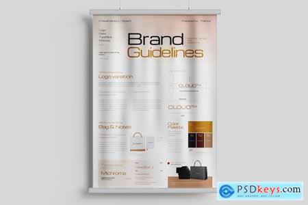 Brand Guidelines Poster Template FN6X74A