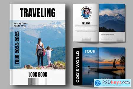 Travel Look Book Template
