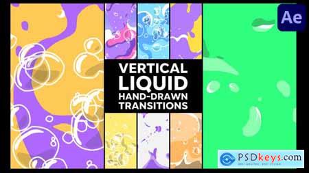 Vertical Liquid Hand Drawn Transitions After Effects 51665616