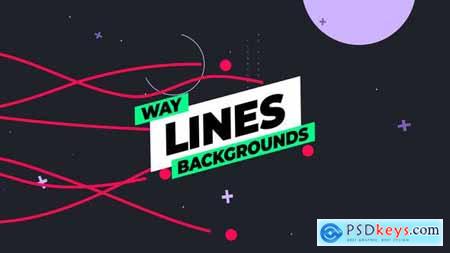 Wavy Lines Backgrounds 51687321