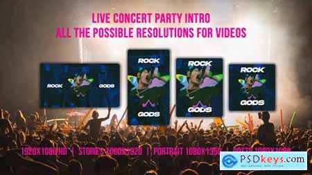 Live Concert Party Intro 39029680