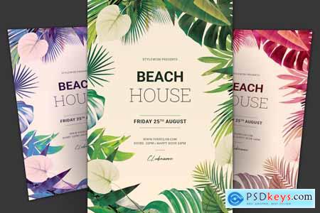 Beach House Flyer