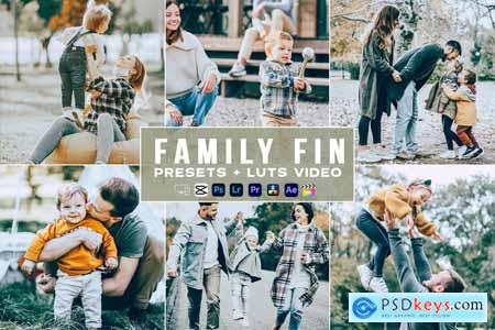 Family Fin Presets - luts Videos Premiere Pro