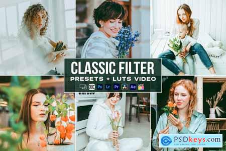 Classic Filter Presets - luts Videos Premiere Pro