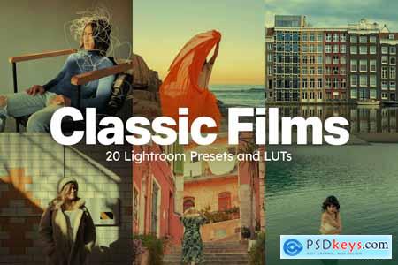 20 Classic Films Lightroom Presets and LUTs