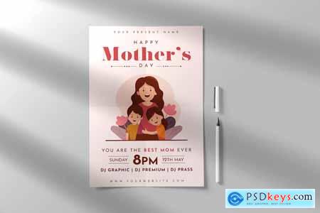 Happy Mother's Day Template 9ZBKQ8B