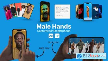 Male Hand Gesture for Smartphones 51691929