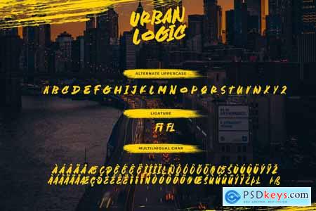 Urban Logic Street Brush Typeface