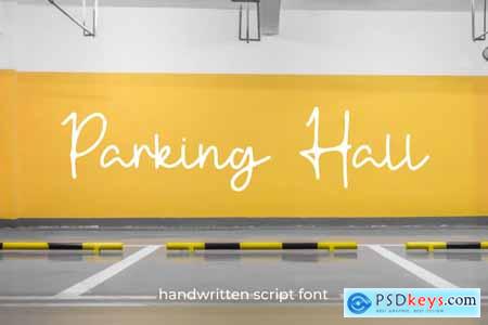 Parking Hall - Handwritten Script Font