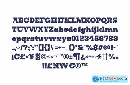 SB Edila - Modern Slab Serif Font