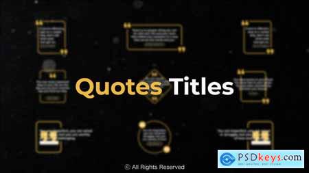 Quotes Titles Premiere Pro 51655624