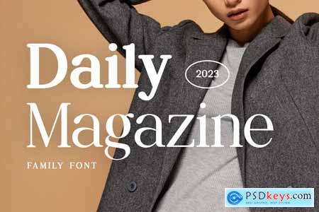 Daily Magazine Serif Display Font