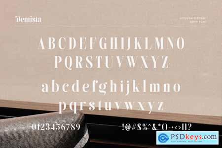 Demista - Modern Elegant Serif Font