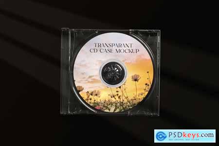 Transparant CD Case Mockup