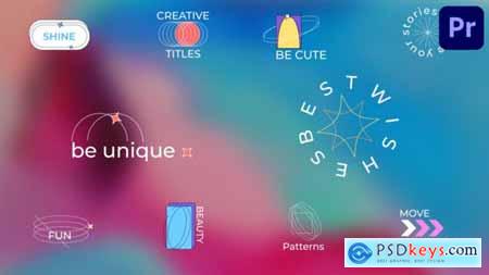 Creative Titles for Premiere Pro 51666670