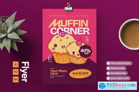 Muffin Corner - Flyer