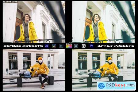 Yellow Mood Preset Luts Video Editing Premiere Pro
