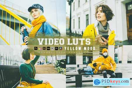 Yellow Mood Preset Luts Video Editing Premiere Pro