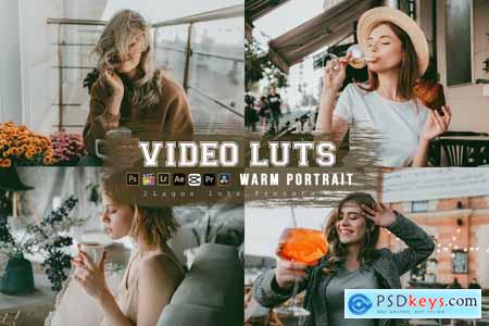 Warm Portrait Presets And Luts Video Premiere Pro