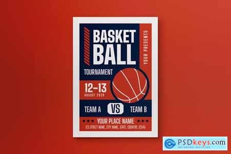 Modern Basketball Tournament Flyer