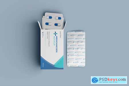 Medicine Pill Box Mockup