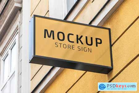 Store Sign Mockup