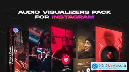 Origin  Instagram Stories music visualizer template pack for After Effects 38587352