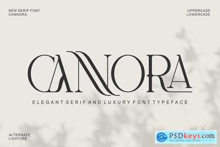 Cannora - Elegant Serif And Luxury Font Typeface