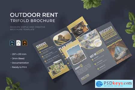 Outdoor Rent - Trifold Brochure