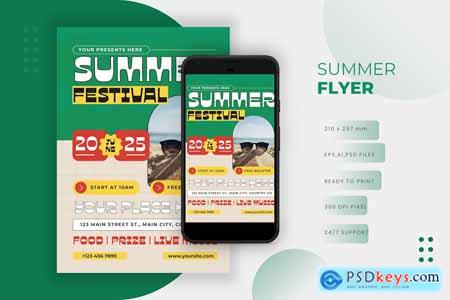 Summer Festival - Flyer Template
