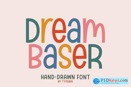 Dream Baser- Playful Hand-Drawn Display Font